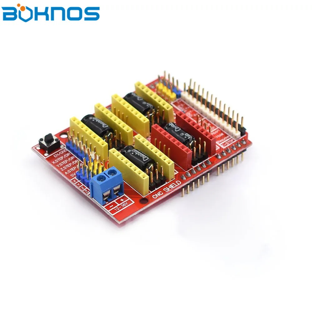 Плата Расширительная с ЧПУ + плата UNO R3 комплект кабелей USB 4 шт. драйвер шагового
