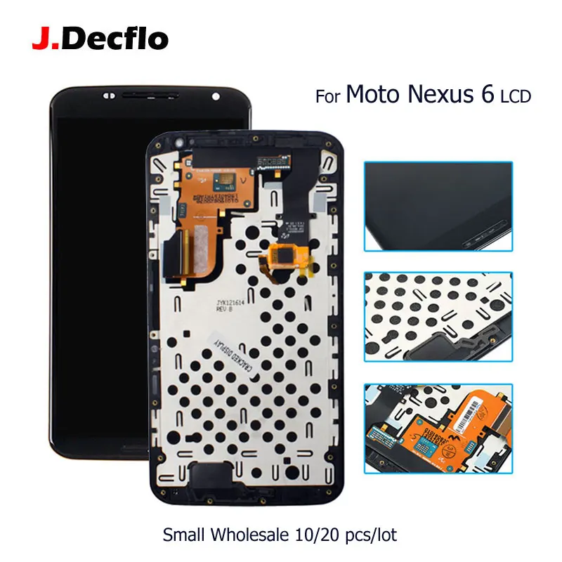 10/20 шт./партия для Motorola Moto Nexus 6 XT1100 XT1103 ЖК дисплей Дисплей кодирующий