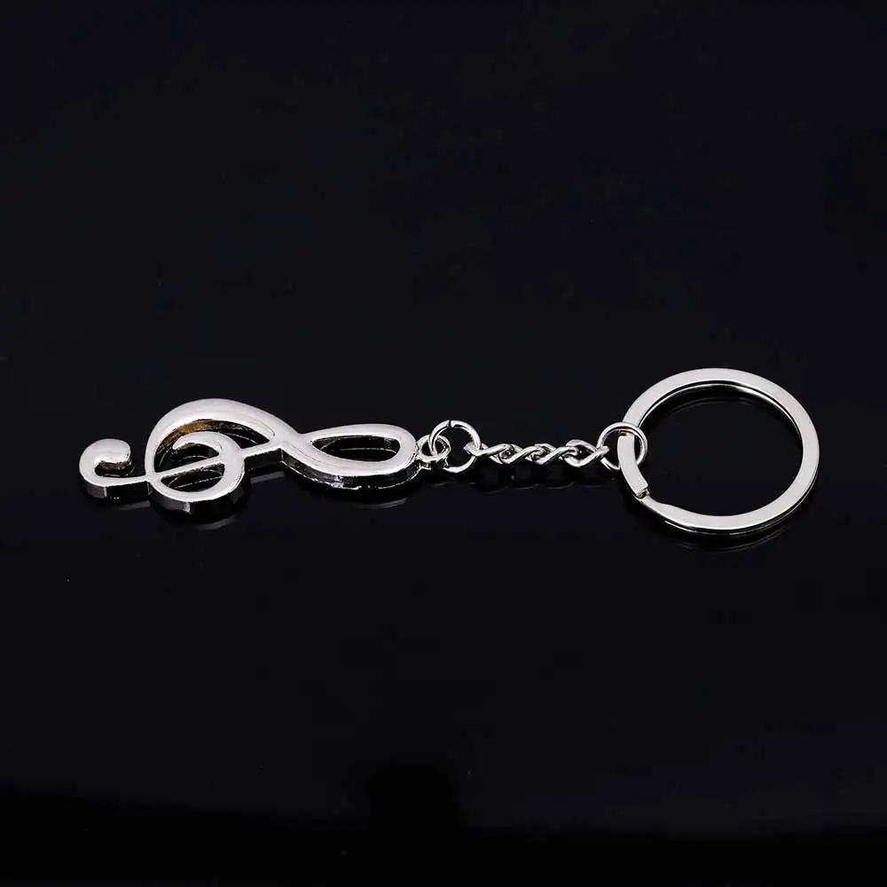 FAMSHIN 2017 новинка брелок для ключей родиевое покрытие музыкальная нота автомобиля