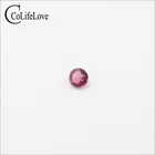 2,5 мм круглый розовый турмалин натуральный VS grade Турмалин драгоценный камень 5 шт в партии Турмалин свободный камень