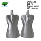 100 мл Дой Пак 20 шт. алюминиевый лавсаровый стоячий пакет для жидкости наружный складной пакет для воды, напитков, выдавливать, пакет для напитков