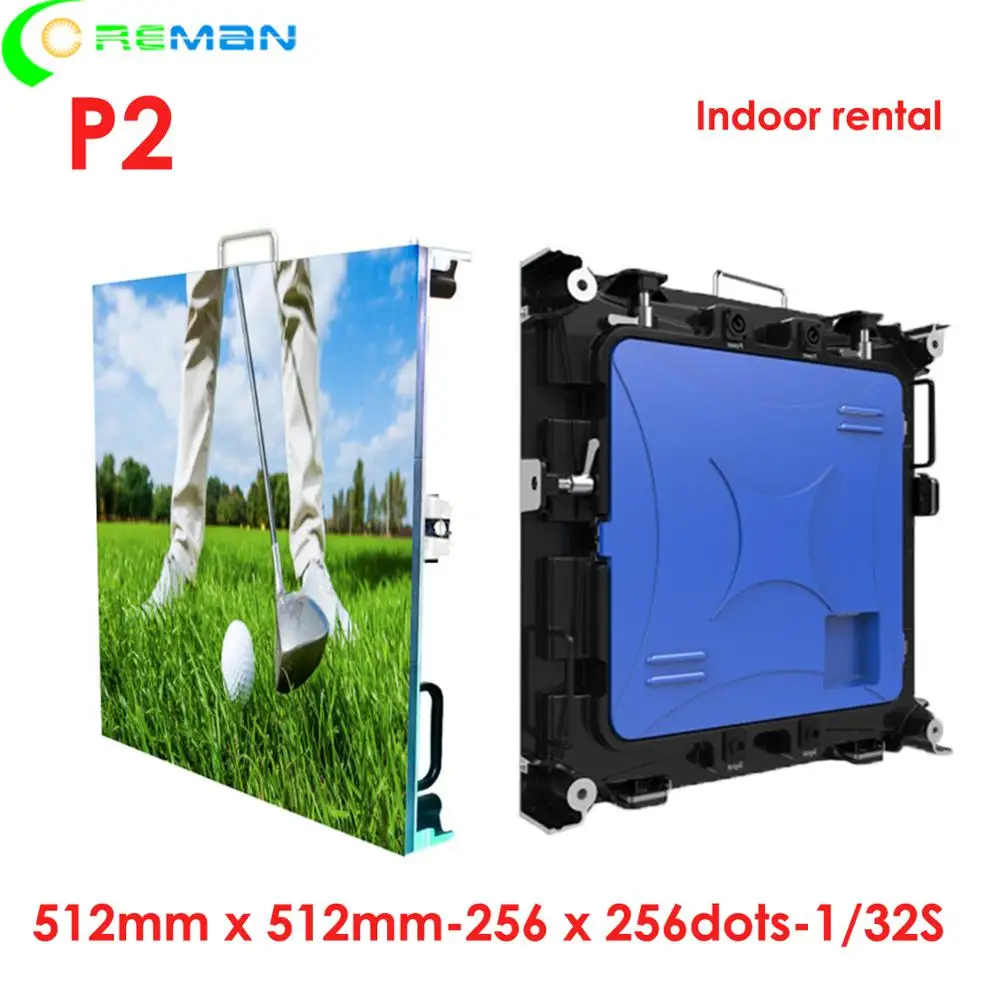 Hire p2 HD indoor led screen 512*512mm cabinet stage concert shopping mall advertising P2.5 P2 | Электронные компоненты и