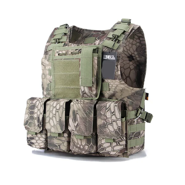 MAD Быстросъемный военный модульный Тактический Жилет Molle CIRAS, штурмовой жилет, боевые жилеты для страйкбола, включает в себя чехол и сумку для аксессуаров - Цвет: MAD