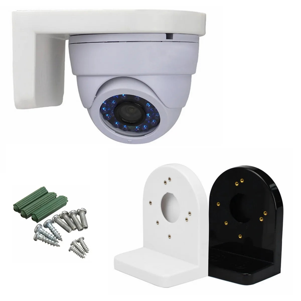 3,5 дюймов L Тип пластиковая правая угловая скобка настенное крепление для CCTV купольная IP камера безопасности
