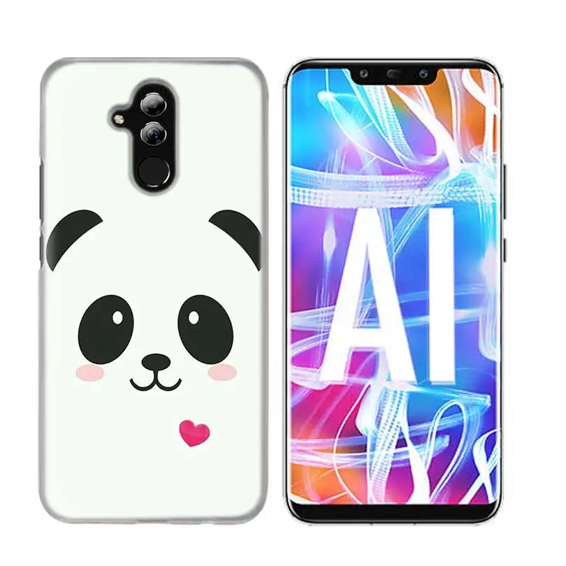 06 Чехол для huawei Honor P20 mate 20 10 P10 P9 P8 8X9 Lite P Smart+ Plus Nova 3i прозрачный чехол с милыми животными пандой - Цвет: 06