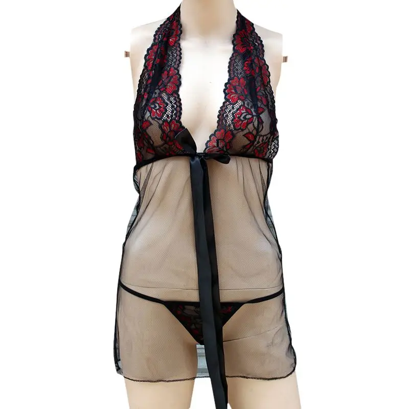 

Пижама женская сетчатая с воротником-стойкой, 2019