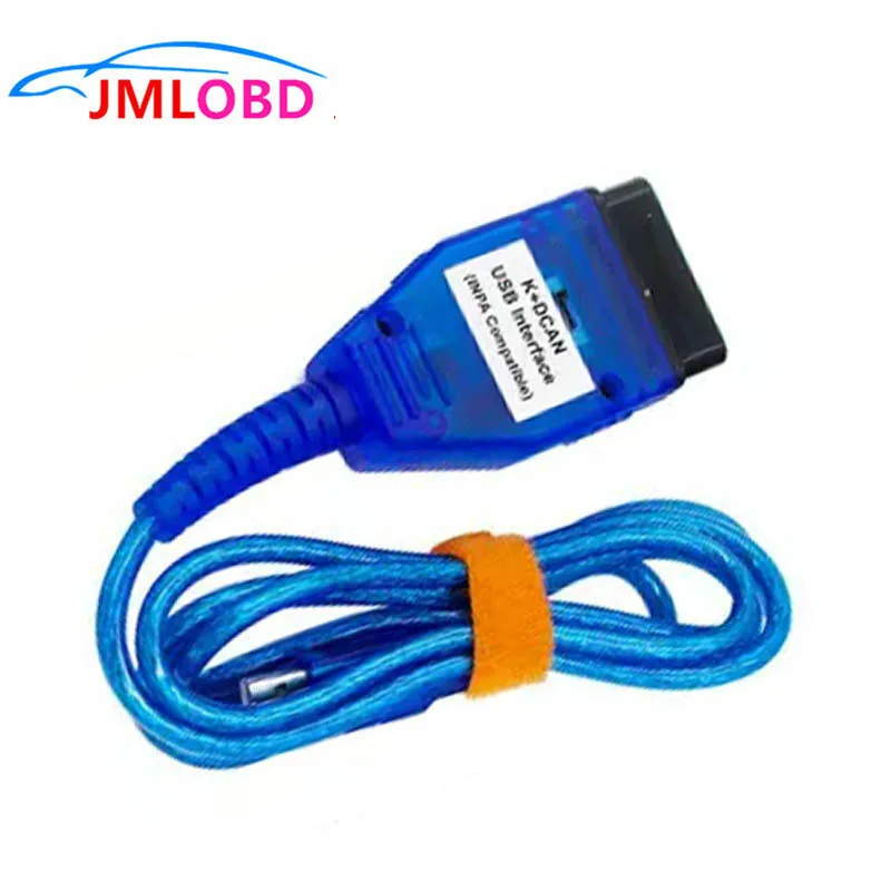 Белый/синий для INPA K + CAN с чипом FT232RL переключателем DCAN USB интерфейсный кабель KCAN