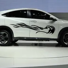 Автомобильные наклейки Phoenix flames Tribal 72 ''для VEZEL CRZ CR Z Vinyl Motor Dide