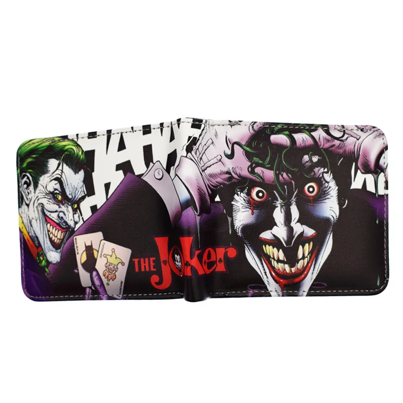 Аниме кошельки DC The Flash/Joker PU короткий кошелек - Цвет: YM120605