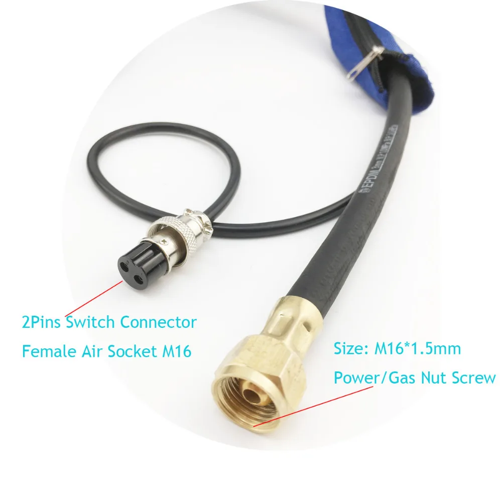 Новинка 2018 гофонарь для сварки вольфрамовым электродом гибкий газовый клапан