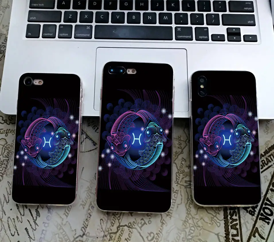 Чехол Dreamlike со знаками Зодиака для iPhone X, 5 S, 5S, XR, XS, Max, SE, 6, 6 S, 7, 8 Plus, мягкий силиконовый чехол для телефона, Fundas