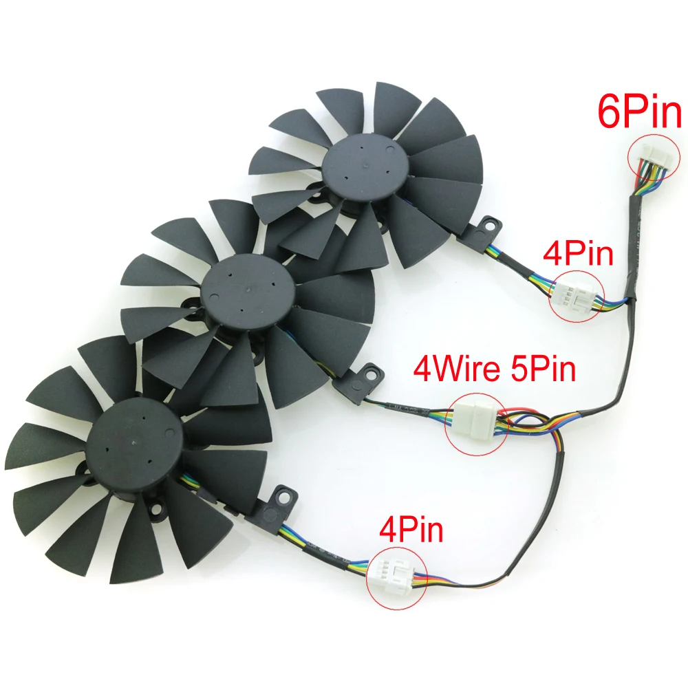 Кулер для видеокарты ASUS GTX980TI RX470 RX460 R9 390X GTX1080 GTX1070|cooling fan|graphic card coolergraphics cooling fan |
