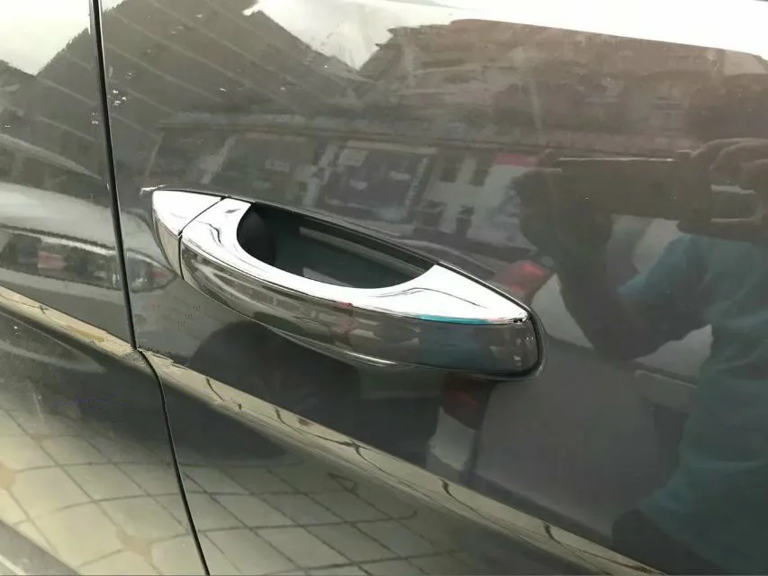 8 шт. хромированные автомобильные наклейки на дверную ручку для Volkswagen VW Teramont Atlas