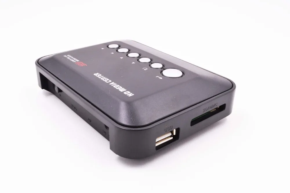 Медиаплеер REDAMIGO Mini Full HD1080P H.264 MKV HDD с HDMI совместимым/AV/VGA/USB/SD/MMC пультом