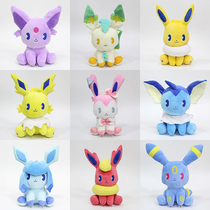 Кукла из аниме летняя Сода вода Eevee Семья Плюшевые игрушки забавные Vaporeon Espeon Umbreon