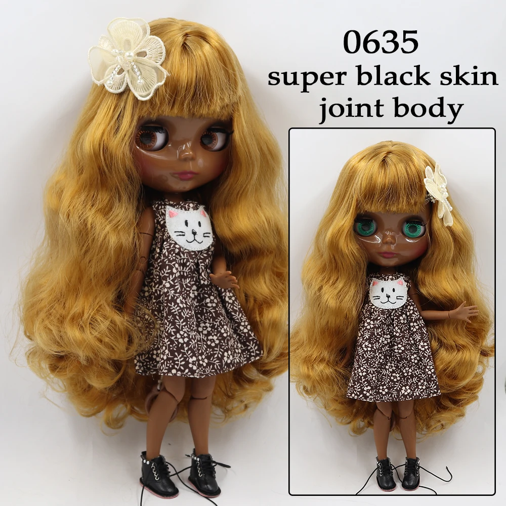 Фабрика blyth кукла bjd шарнир тела белая кожа bjd 30 см матовый лица резные губы с бровей индивидуальные лица