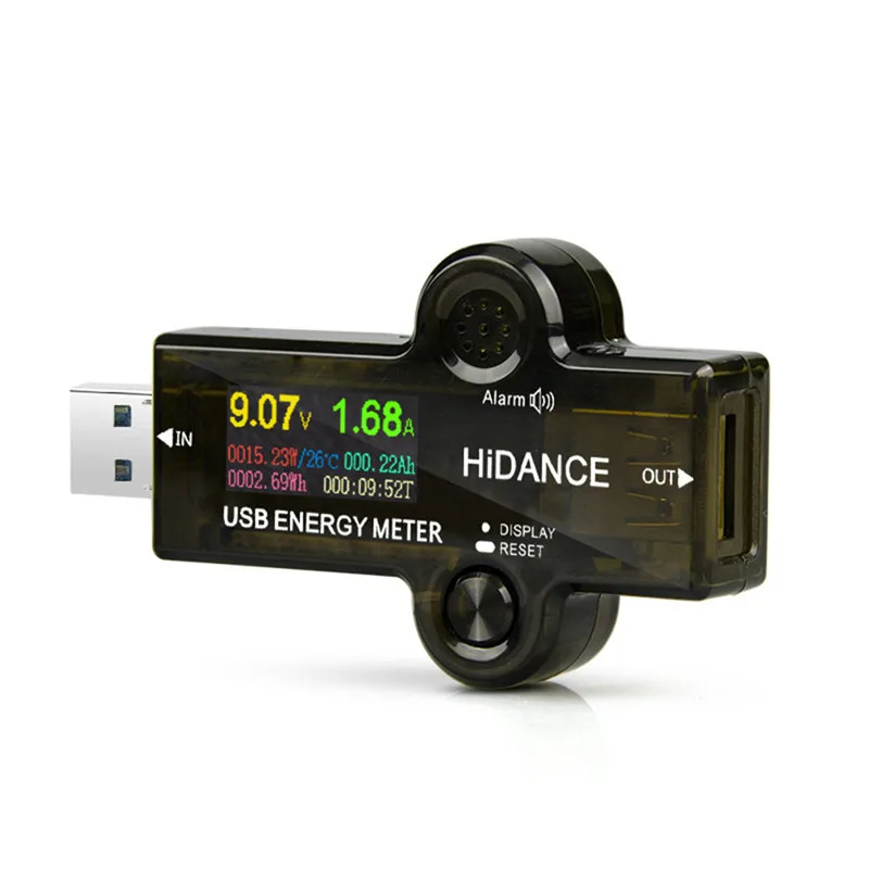 1 шт. цифровой Напряжение USB Аналоговый вольтметр 12 в DC Цифровой amperimetro как