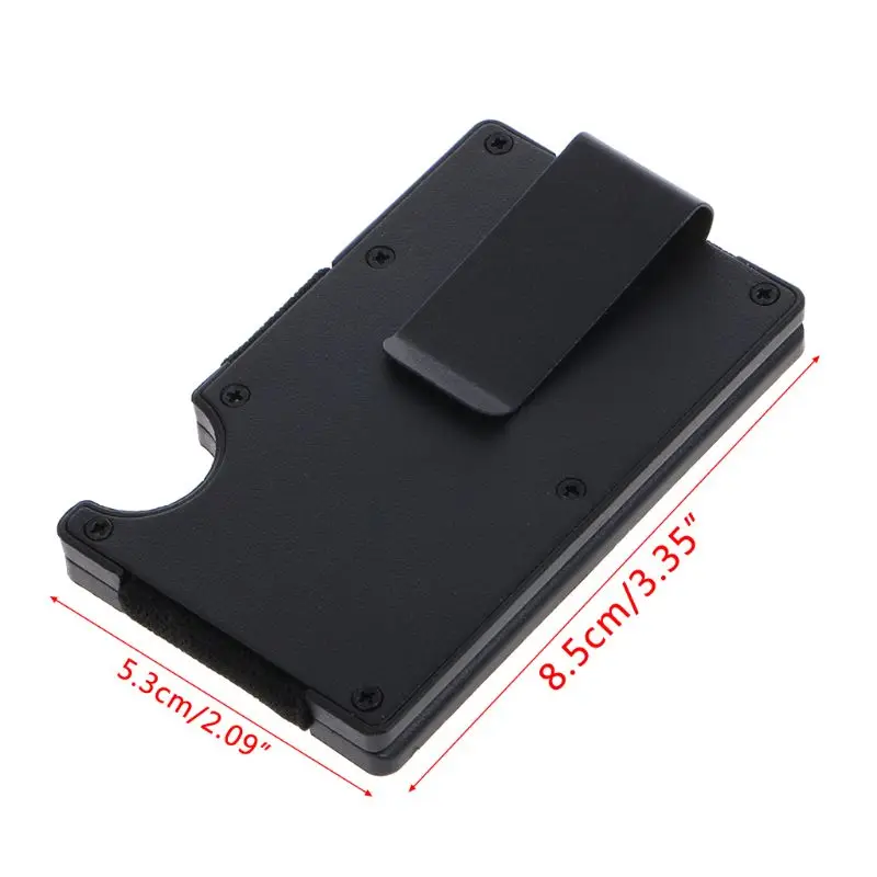 Модный мужской многофункциональный держатель для карт с RFID блокировкой кошелек