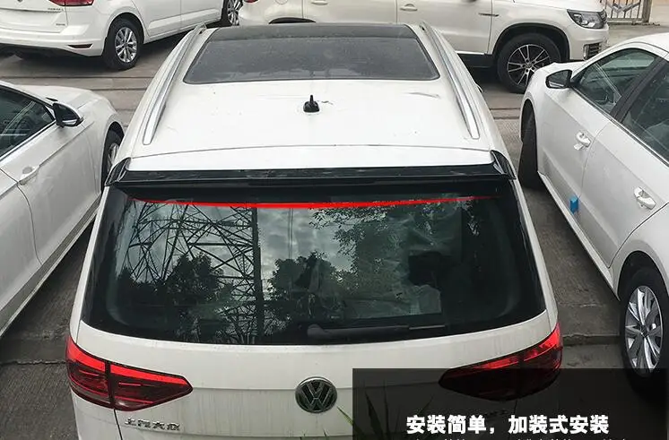 Задний спойлер для багажника из углеродного волокна крыло 16 17 18 Volkswagen Touran 2016 2017 2018