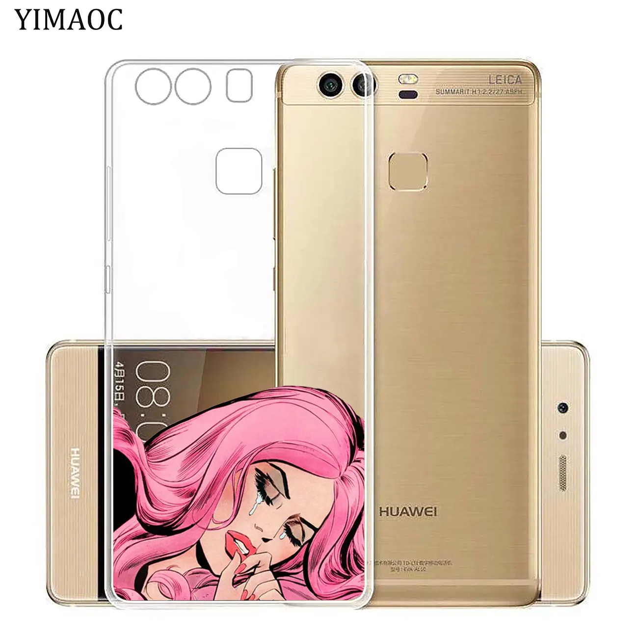 Мягкий силиконовый чехол YIMAOC для телефона Huawei P30 P20 Pro P10 P8 P9 Lite 2017 2016 2015 P smart Z