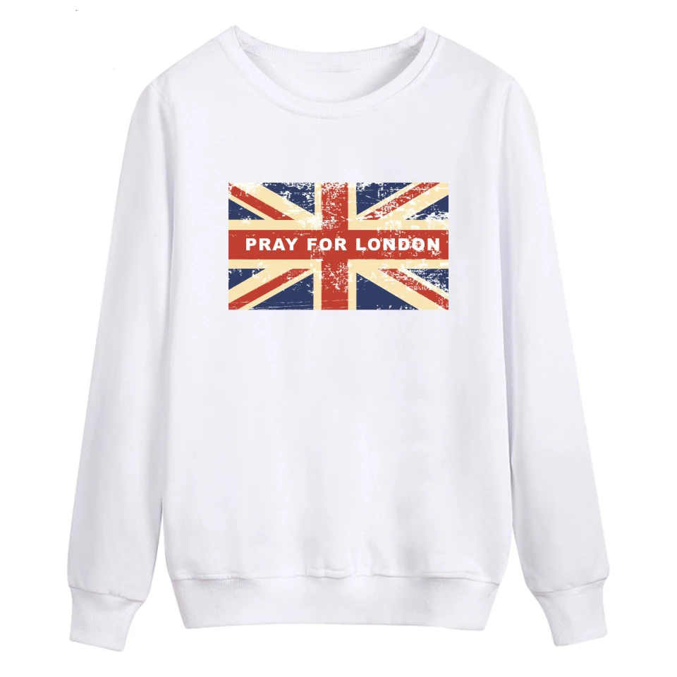 Aikooki Pray for london толстовка с капюшоном для мужчин и женщин черный хлопок хип-хоп