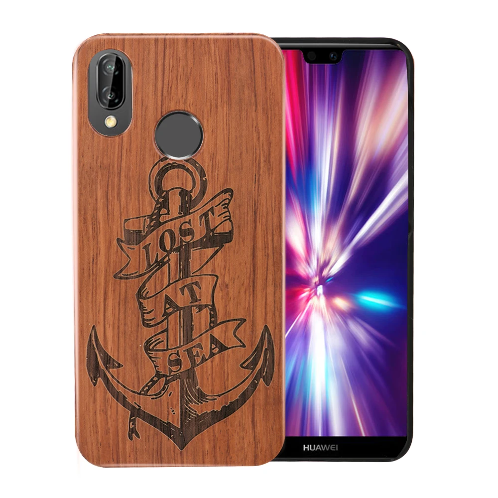 Чехол из натурального дерева+ PC для huawei P30 Pro P20 P10 P9 Plus mate 10 Pro Oneplus 6T 6 5T 5 чехол для телефона