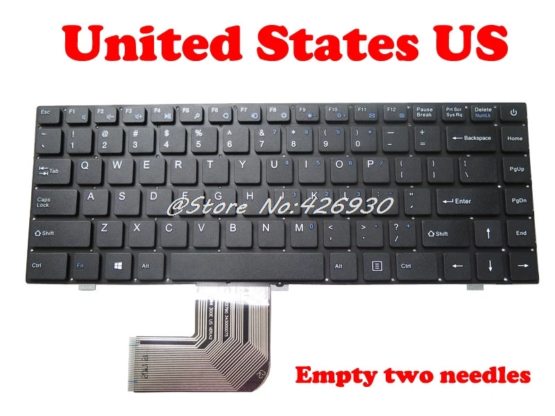 Клавиатура для перемычки для EZbook X4 K621US JM300-2 YJ-485 на английском и русском языках 14 дюймов PRIDE-K2790 343000075 розовый/черный/серебристый