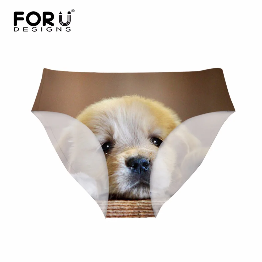 FORUDESIGNS/Бразильское бикини трусики купальник милый кот собака печать плавки