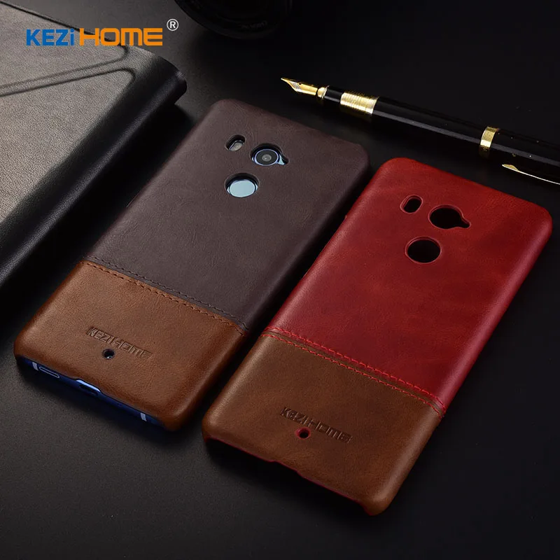 Чехол для htc U11 Plus KEZiHOME роскошный хит цветной натуральная кожа твердый задняя