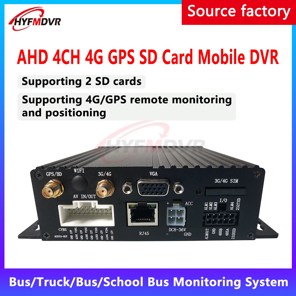 Производитель оптовая продажа двойная SD карта дистанционный 4G GPS MDVR в режиме