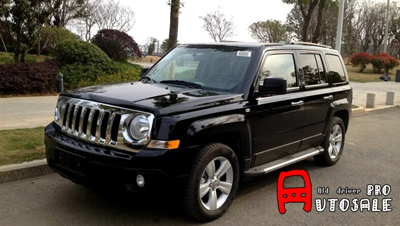 Для Jeep Патриот 2011 2012 2013 2014 2015 ABS Хром Передняя Центральная решетка гриль рамка
