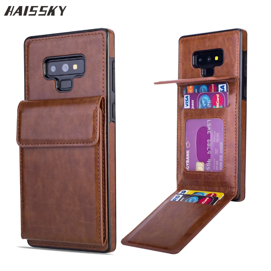 Magnetic Wallet Case For Samsung S10 Plus S10e S9 S8 S7 Edge Note 8 9 Leather Card Phone iPhone 6 7 XR X XS Max | Мобильные телефоны