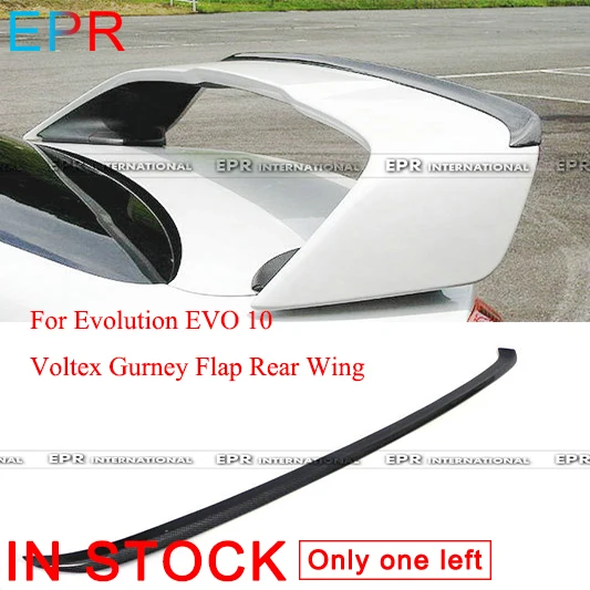 Для Evolution EVO 10 углеродное волокно Voltex Gurney откидное заднее крыло для Mitsubishi