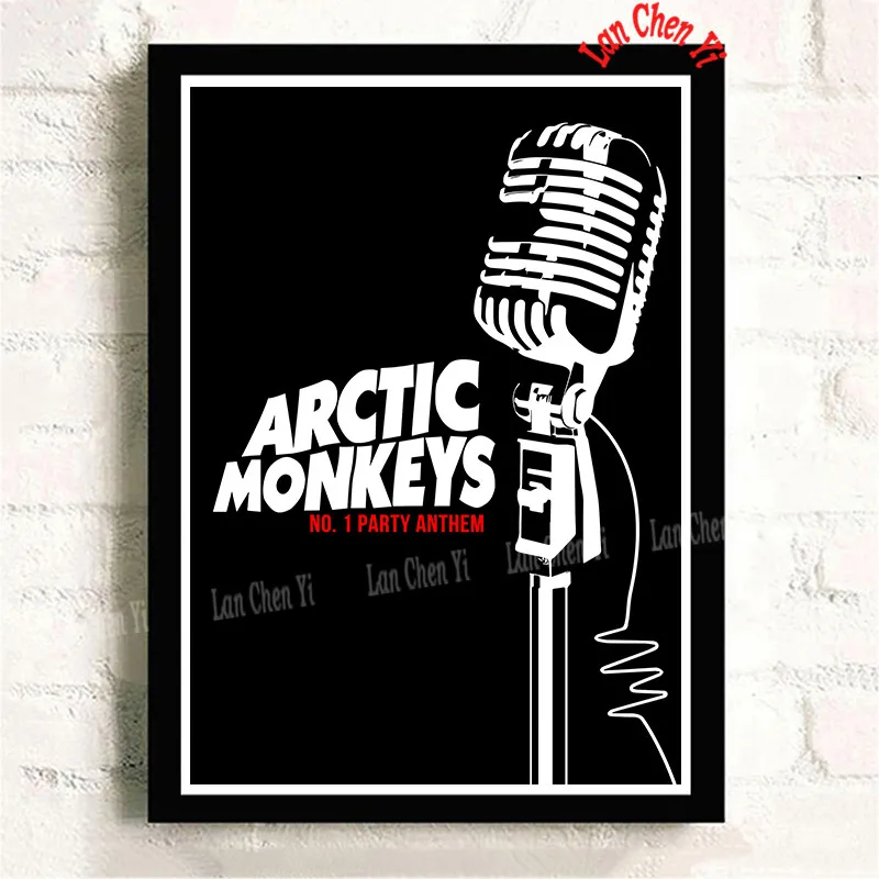 Arctic Monkeys музыкальная группа с белым покрытием бумажные плакаты Современная живопись плакаты настенные художественные картины для украшения гостиной