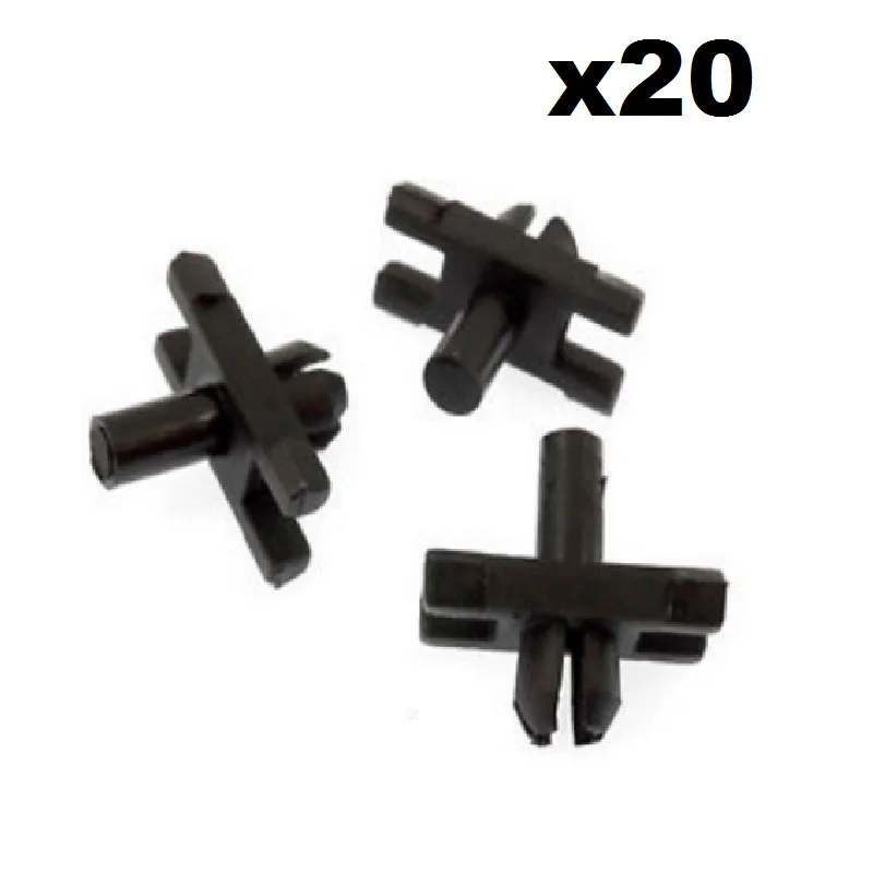 

20x For BMW Early Models Plastic Trim Clips- For Some Chrome & Plastic Mouldings