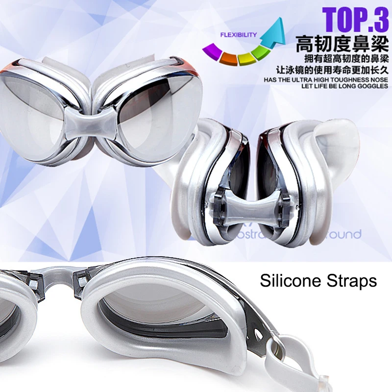 Бренд Ацетат Плавательные очки для плавания бассейны каркасные Анти купальники