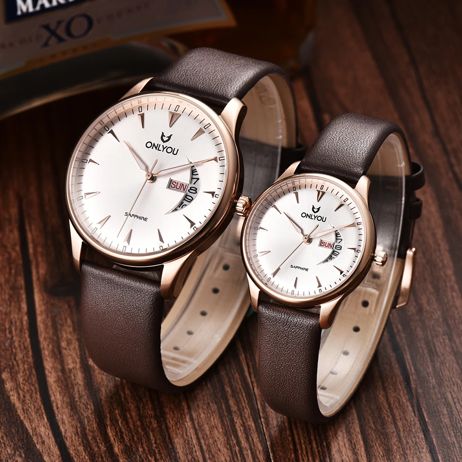 ONLYOU Мода Все сталь все кофе сапфир Неделя дисплей для женщин ультра тонкий