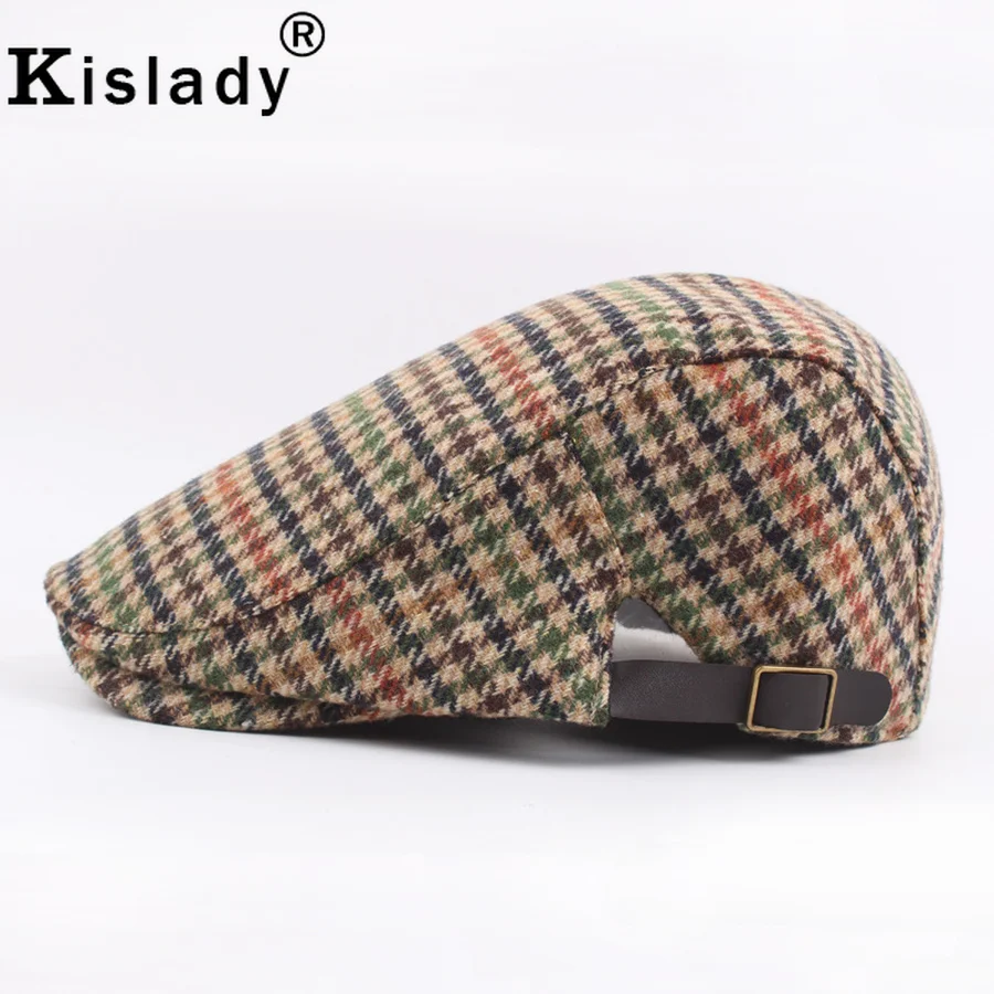 Kislady мода осень литературный Винтаж шапки-береты для унисекс зима Регулируемый