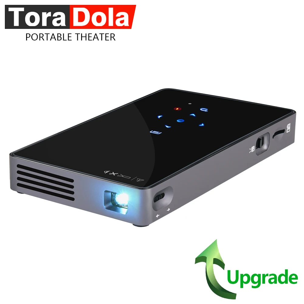 Tora Dola мини проектор D5S Портативный кинотеатр Встроенный Android WIFI Bluetooth HD in 5000 мАч