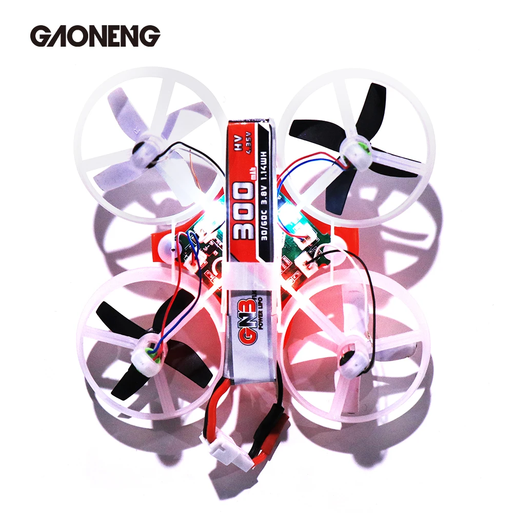 5 шт. GAONENG GNB 1S 300mAh 3,8 V 30C/60C LiHV Lipo аккумулятор PH2.0 разъем для UK65 US65 Happymodel Mobula7Snapper BetaFPV 65S Дрон