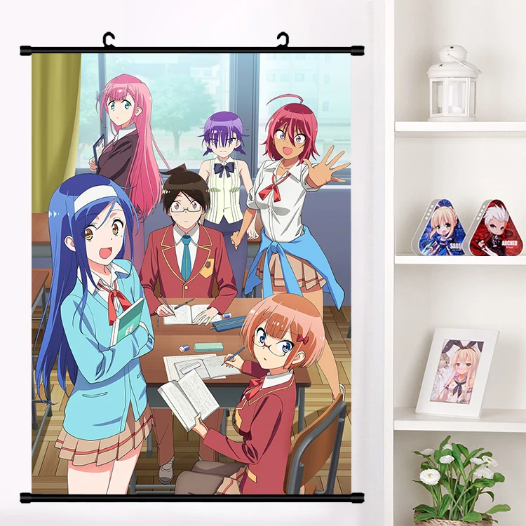 Аниме Bokutachi wa Benkyou ga Dekinai Furuhashi Fumino настенный свиток плакат Настенные подвесные фрески плакат коллекция домашнего декора