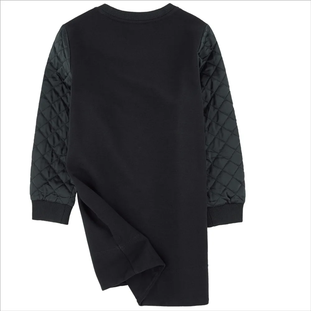 Новинка Осеннее модное стильное платье с длинным рукавом для девочек детское