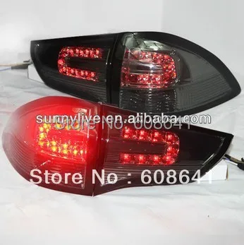 

Задний светодиодный фонасветильник для Mitsubishi 2011-2013 Pajero Sport, все дымчатые, черного цвета SN