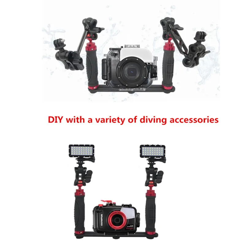 Ручной подводный Погружной погружной держатель для Sony Gogro SJ CAM Action Camera и Mini Camco