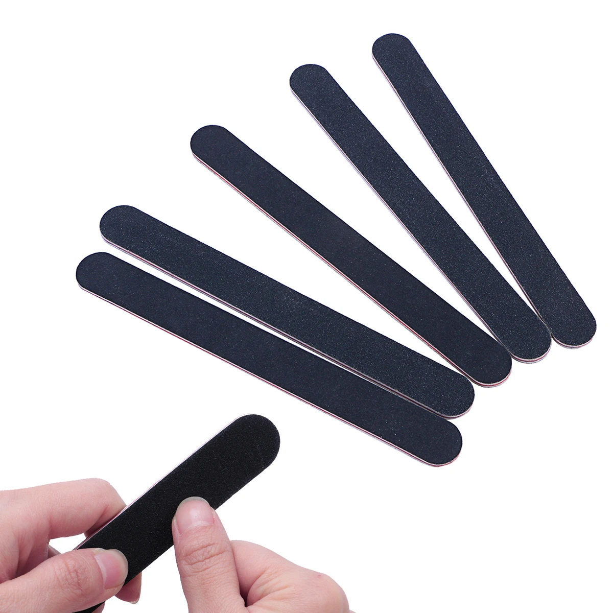 5 шт. прочная двухсторонняя полировальная лента для ногтей наждачная доска