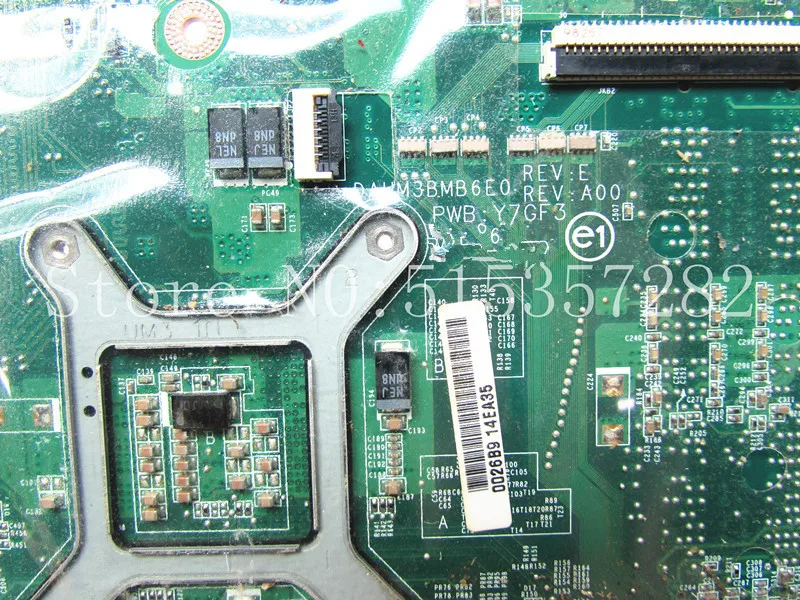 Материнская плата для ноутбука Dell Inspiron 1564 0F4G6H F4G6H CN DDR3 PGA989 HM55|Материнские платы
