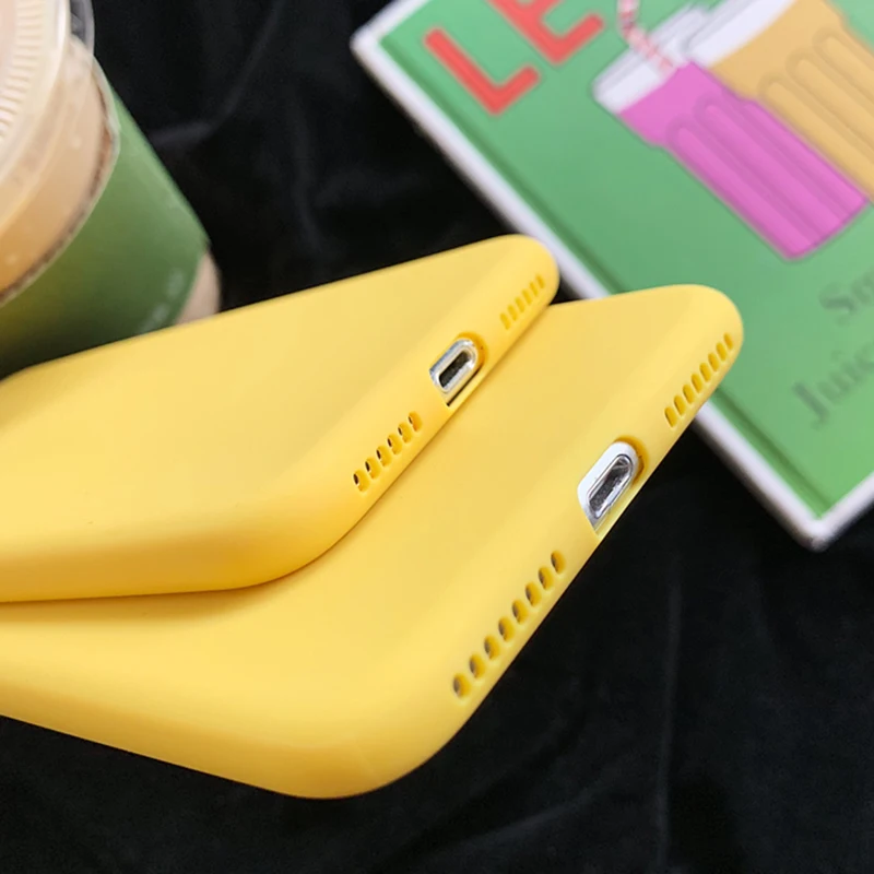 Желтый яркий матовый прозрачный чехол из ТПУ для Motorola Moto G7 power евро G6 Play G5S Plus G5 E5 E4 +
