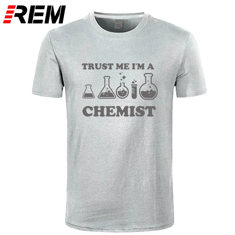 REM Trust Me I'm A Chemist забавная футболка для мужчин с принтом хлопок короткий рукав химия уличная Мужская футболка хип-хоп