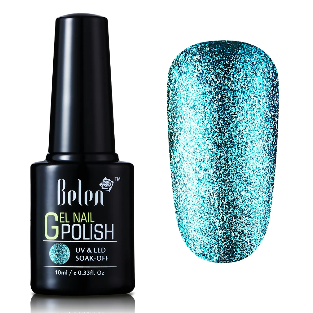 58008 Belen супер блестящий Гель-лак для ногтей УФ-светодиодный Гель-лак замачиваемый Полупостоянный Гибридный Платиновый лак для тиснения тушью 10 мл - Цвет: 58008