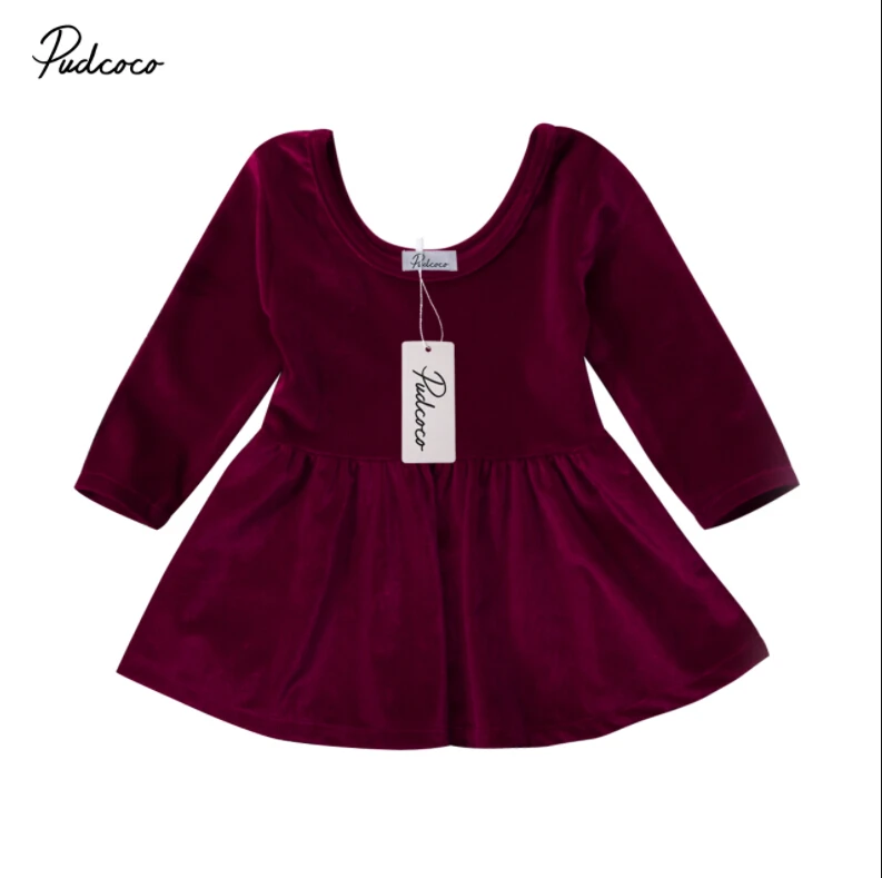 Детское рождественское платье для маленьких девочек в наличии США праздничный